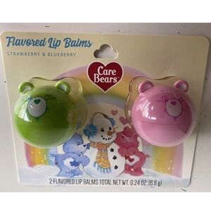 *BRAND NEW* Limited Edition Holiday Cute Care Bears 2 in 1 Flavored Lip Balm Set